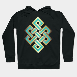 Endless knot in turquoise Hoodie